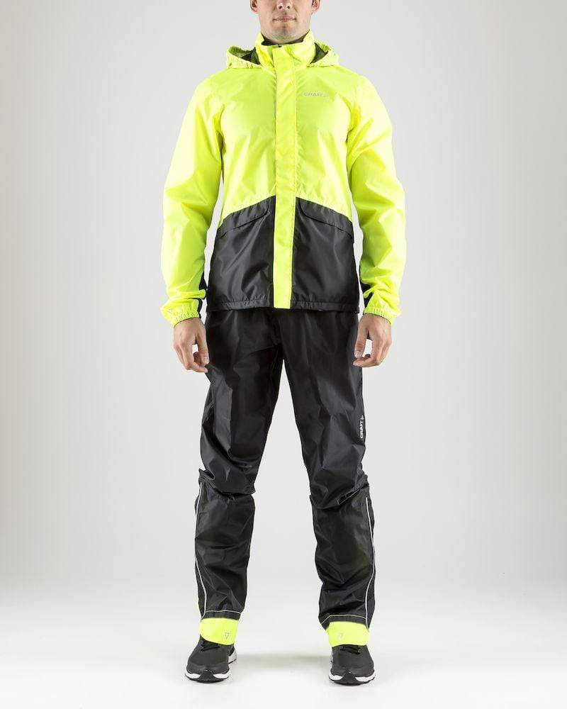 Regenkombi für Herren in Signalfarben - Craft Transit Rain Set - WERBE-WELT.SHOP