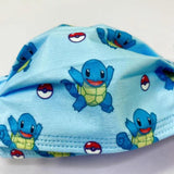 20 Stück Pokemon Pikachu Anime Cartoon Maske blau- erwachsenen Kind Einweg Gesicht Masken Schutz Mund Anti-staub Nicht-Woven 3-schicht - WERBE-WELT.SHOP