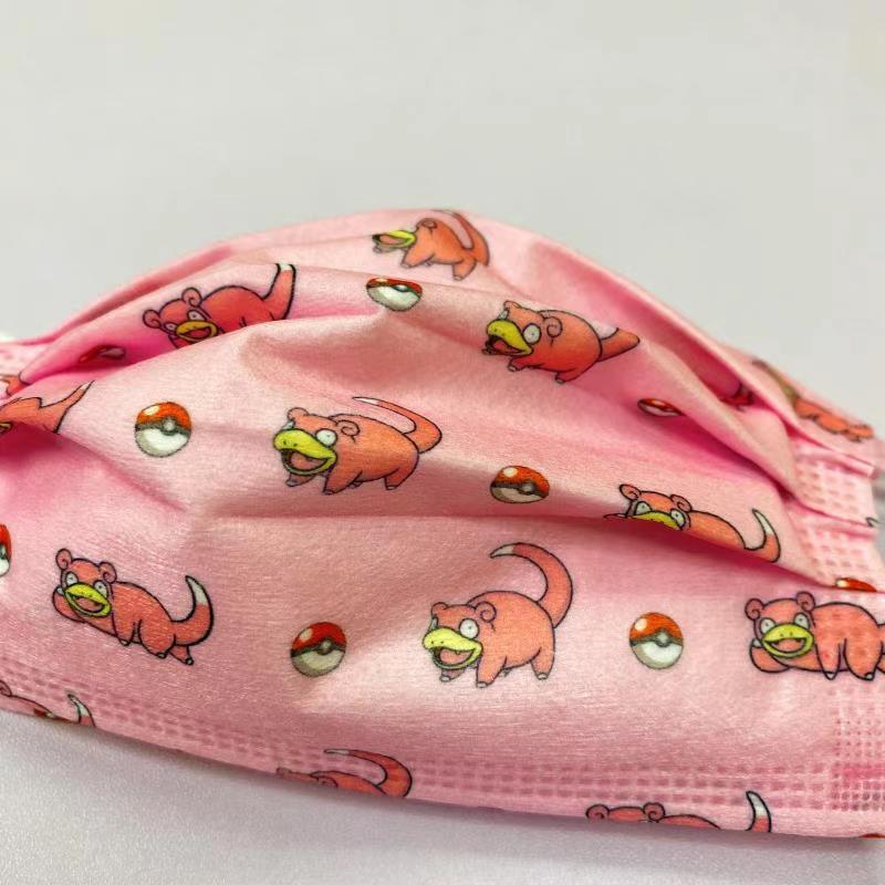 50 Stück Pokemon Pikachu Kindergesichtsmasken Einweg-Gesichtsschutzfilter Anti-Staub-Maske für Jungen Mädchen Weihnachtsgeschenke No Box - WERBE-WELT.SHOP