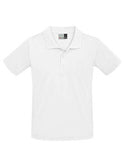 Herren Poloshirt 100% Baumwolle Weiss