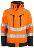 Projob 3-in-1 Herren Warnschutz Parka Jacke mit gesteppter Innenjacke En ISO 20471 Klasse 3/2