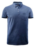 Larkford- Hochwertiges Pique Polo mit Button Down Kragen