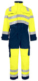 Projob Herren Overall Warnschutzfarbe EN ISO 20471 Klasse 3 moderner Schnitt